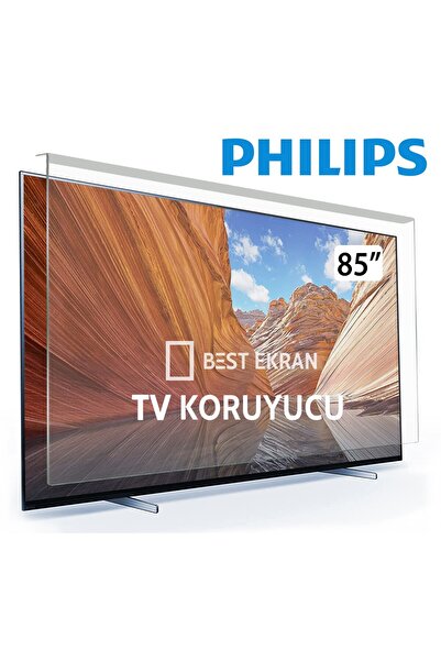 Bestekran Philips 85" inç Android 4K-8K OLED Ultra HD Smart Ambilight LED QLE...