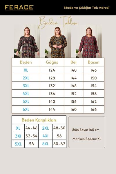 Ferace Women's Plus Size Robe Dress