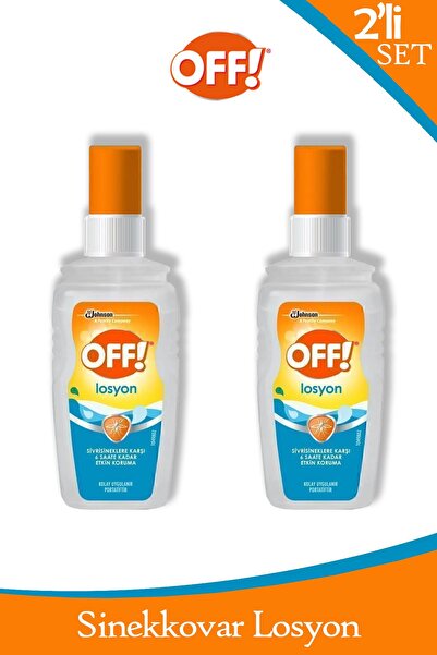 OFF ! Sinekkovar Losyon 100 ml x 2 Adet