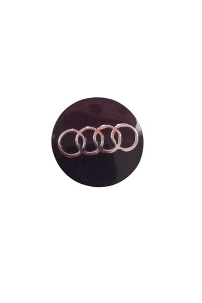 BLACK Emblem Logo Sticker 14mm for Audi Key