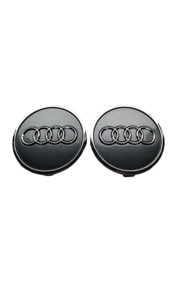 Audi Set 2 capacele 61mm GRI pentru jante aliaj