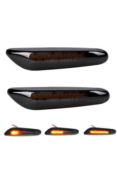 GizMondo Set 2 x Semnalizatoare LED dinamice secvențiale cu aripioare, compat...