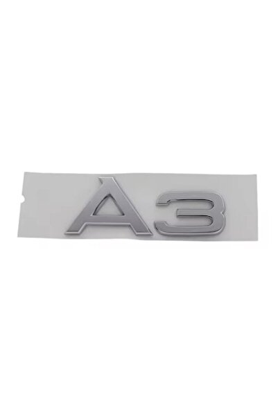 MAF Rear Emblem Audi A3 Chrome
