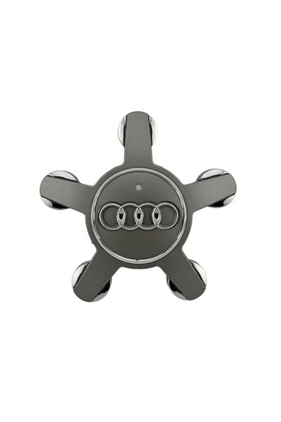 OEM Wheel Cap, 135mm, Spider for Audi Alloy Wheels, Gray