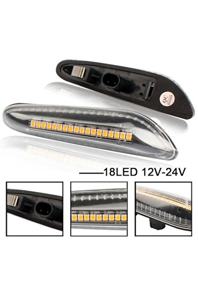 OEM Semnalizatoare laterale LED dinamice pentru BMW E90 E92 E60 E87 E82, set ...