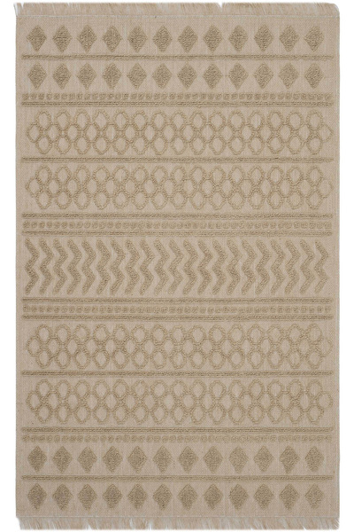 Cool Halı Rustika Bej Jüt Halı Bohem Rustik Etnik Desen Kaymaz Makine Dokuma Dekoratif Hasır Jüt Balkon Kilimi