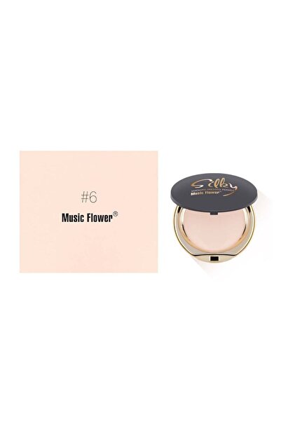 Music Flower Pressed Powder