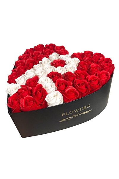 Colorissima Letter R from Roses - Heart-shaped Box, Colorissima, 29cm