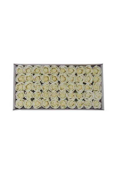 LOVE Trandafiri din sapun, 50 buc/Set, CD2573-Alb Ivoire