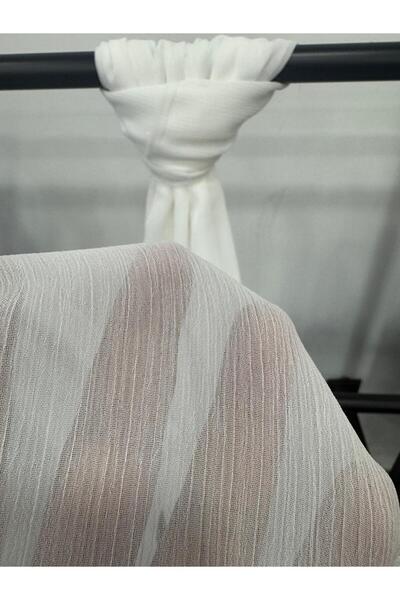 Butik DRAPE ŞİFON BEYAZ ŞAL-Kırışmaz , dayanıklı,mevsimlik, şık duruş.