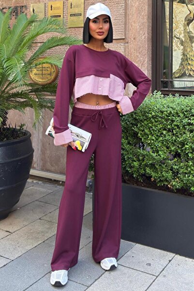 Lijuri Set confortabil din modal cu detalii Garni 10232 R6-C-K1