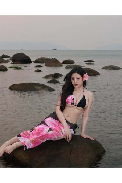 BF Bikini Fashion Trophea Bikini Pareo Set