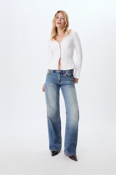 Stradivarius Fitted long sleeve shirt