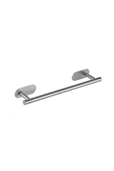 dalip Suport pentru prosop din inox, 40cm lungime, montare adeziva, Argintiu
