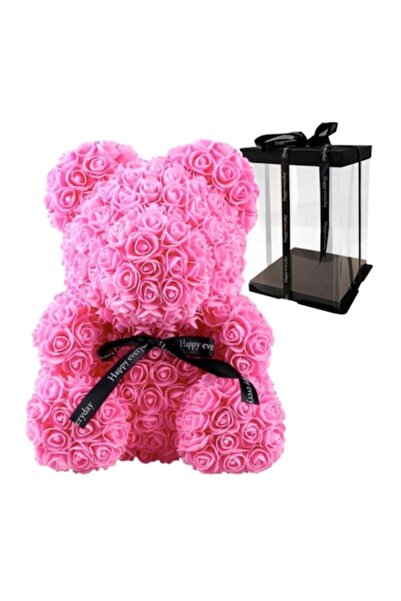 HAPPY EVERYDAY Ursulet din Trandafiri Cadou pentru Persoana Iubita, Happy Eve...
