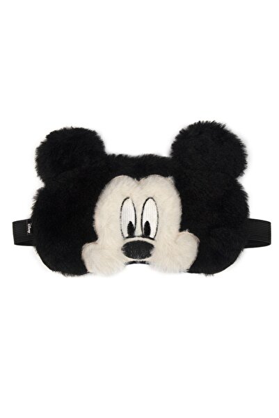 OEM Fluffy Sleeping Mask, Mickey Mouse Design, Universal Size, Black
