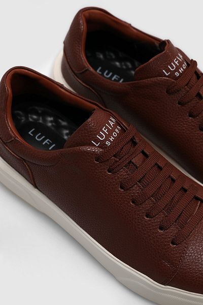Lufian Tommy Casual Leather Men's Sneaker Shoes White