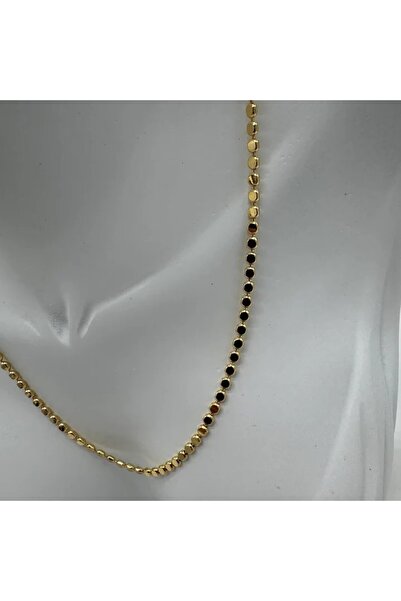TAKIŞINA Gold Crushed Flake Chain Necklace - Gold