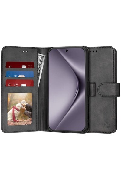 Dali Husă de protecție cu clapă compatibilă cu Huawei Pura 70 Pro, jurnal, sloturi pentru carduri, ecologică