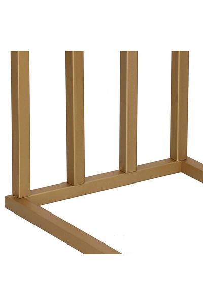SERSIMO Metal bathroom towel rack, with 4 stands, 96 cm, matte gold