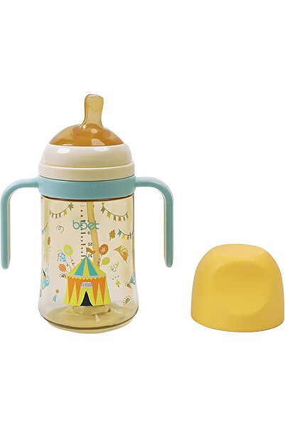 Twisoo Wide-Neck Baby Feeding Bottle - BPA-Free, Soft Silicone Medium-Flow Te...