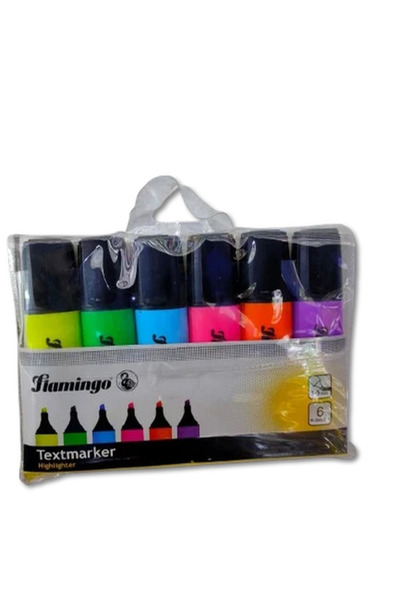 Flamingo HIGHLIGHTER 6PCS F-555-6