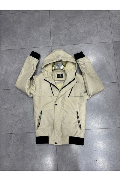 AZR Men's Winter Coat with Fur Inside