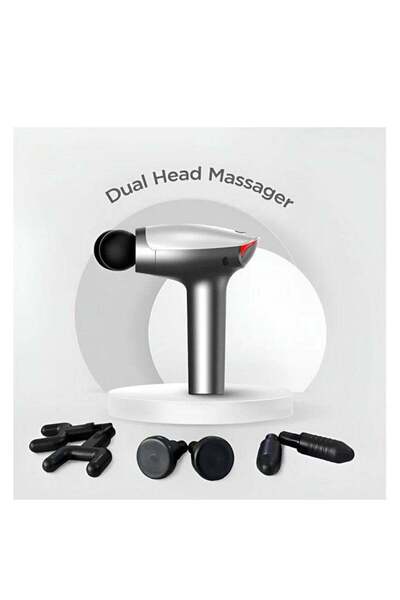 Kemel جهاز تدليك محمول برأسين من بلو آيديا - هادئ، 10 مستويات سرعة لتخفيف آلا...