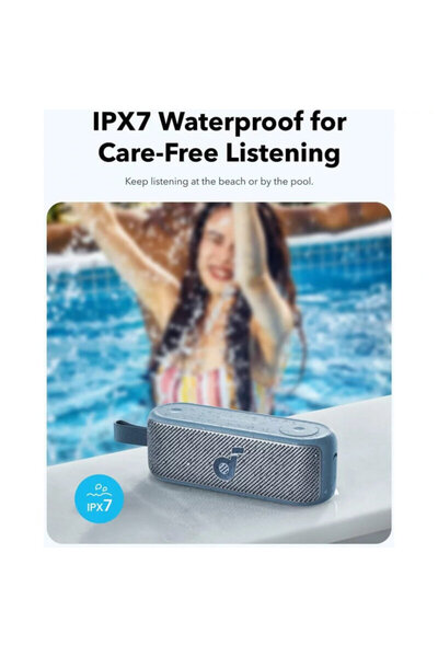 Anker Wireless Portable Speaker Motion 100, IPX7, 20W, Black