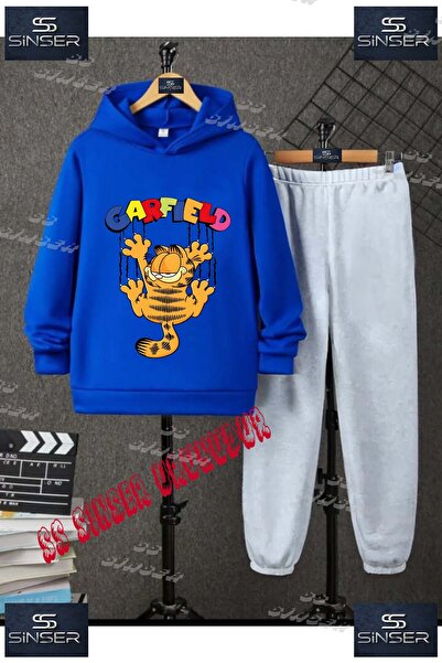 SS SİNSER Set de trening cu hanorac cu imprimeu special „GARFIELD NAIL” pentr...