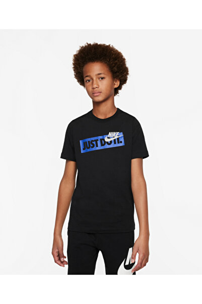Nike Sportswear HBR Just Do It T-Shirt - Black