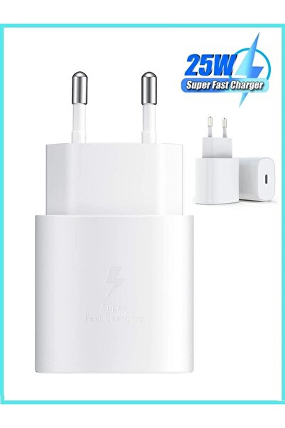 MOBİL GO Samsung Galaxy S22 S23 Fe S24 Note10 Lite Note20 Uyumlu Şarj Adaptörü Süper Hızlı Type-c 25w Pd