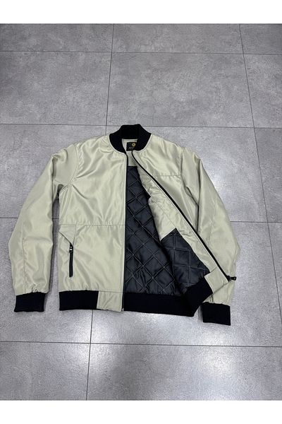AZR Men's Quilted Winter Pilot Coat