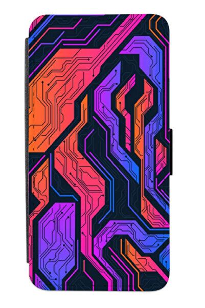 Atlas Husa personalizata tip carte Huawei P40 Lite, Tech, multicolor, S2D1M311