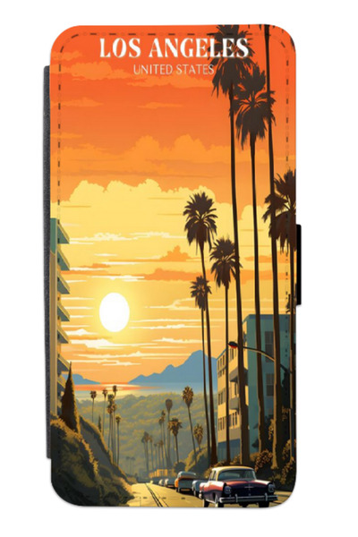 Atlas Προσωποποιημένη θήκη βιβλίου OPPO A53, Λος Άντζελες, πολύχρωμη, S2D1M131