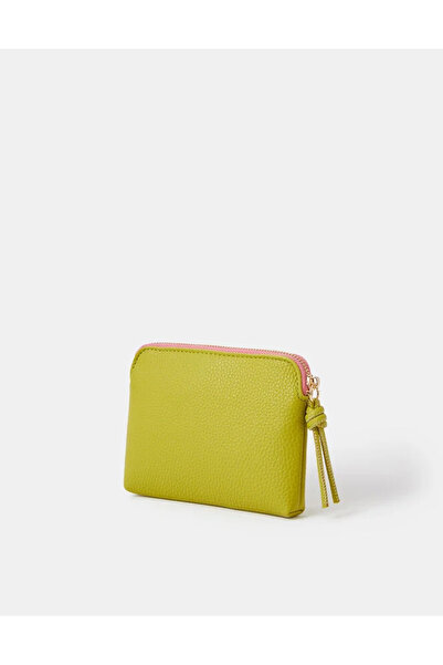 Accessorize Palm Nakışlı Bozuk Para Cüzdanı Yeşil