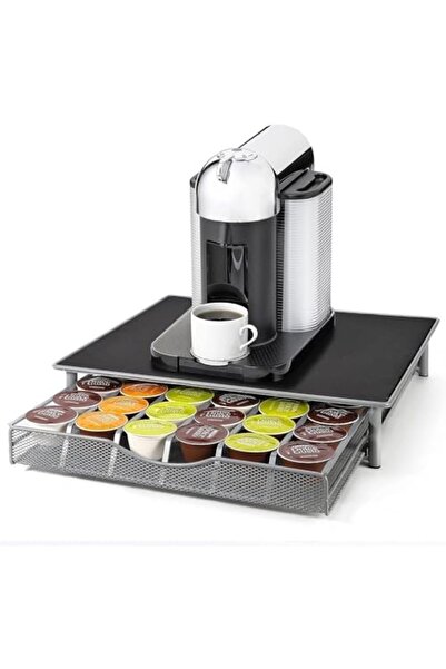 SKY TOUCH درج كبسولات القهوة SKY-TOUCH، 36 قطعة حامل كبسولات القهوة، منظم مطبخ موفر للمساحة