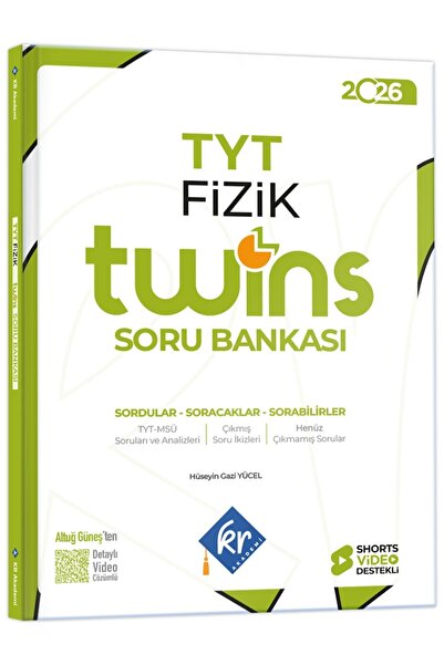 KR Akademi Yayınları 2026 TYT Twins Fizik Soru Bankası