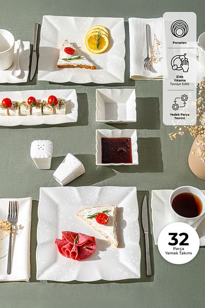 Emsan Bahar 32 Piece Breakfast Set for 6 People