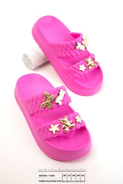 SOHO Fuchsia Women's Slippers 20305