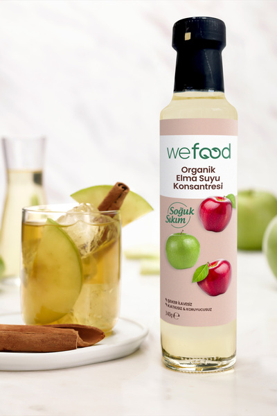 Wefood Organik Elma Suyu Konsantresi 340 Gr 2'li
