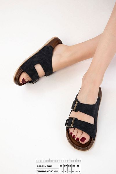 SOHO Black Women's Slippers 20736