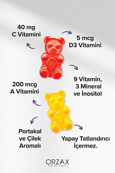Ocean Gummies Multivitamin KIDS 60 Çiğnenebilir Form