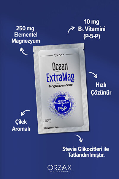 Ocean Extramag Magnezyum Sitrat 30 Saşe