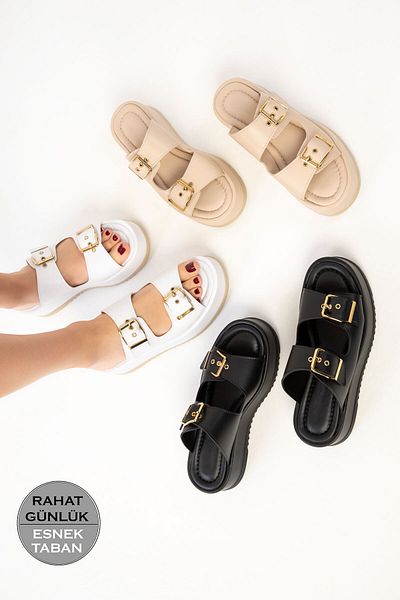 SOHO 20251 Model White Women's Slippers
