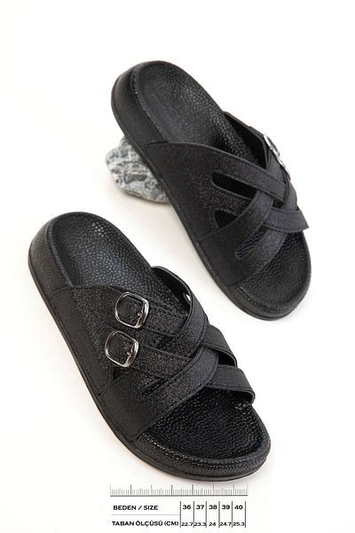 SOHO Black Women's Slippers 20751