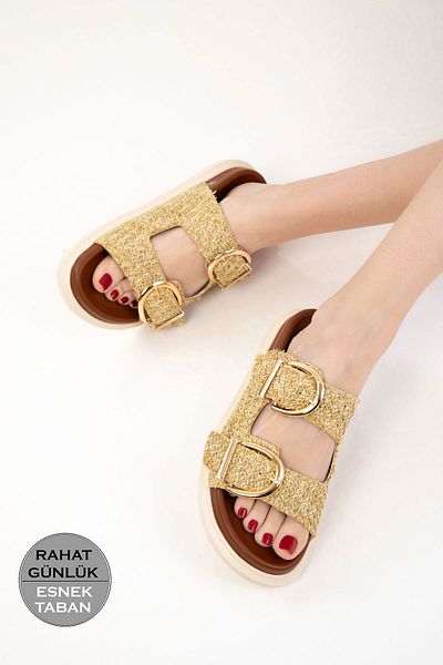 SOHO Straw Women's Slippers 20698