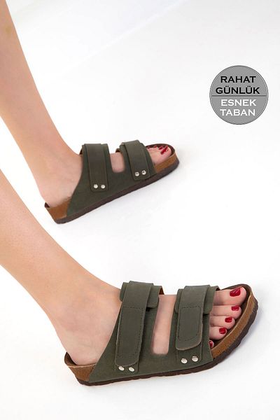 SOHO Green Women's Slippers 20605