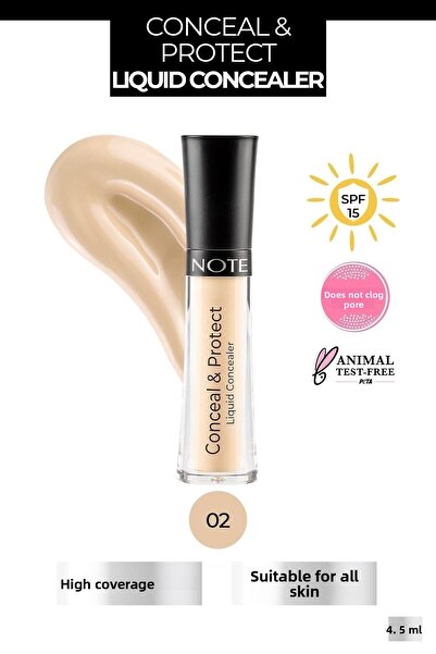 NOTE كيون لاين كونسيلر آند بروتيكت كونسيلر سوبر سائل - 02