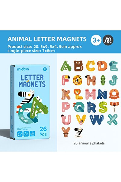Mideer -مغناطيس الحروف المغناطيسية- الحروف الأبجدية المغناطيسية